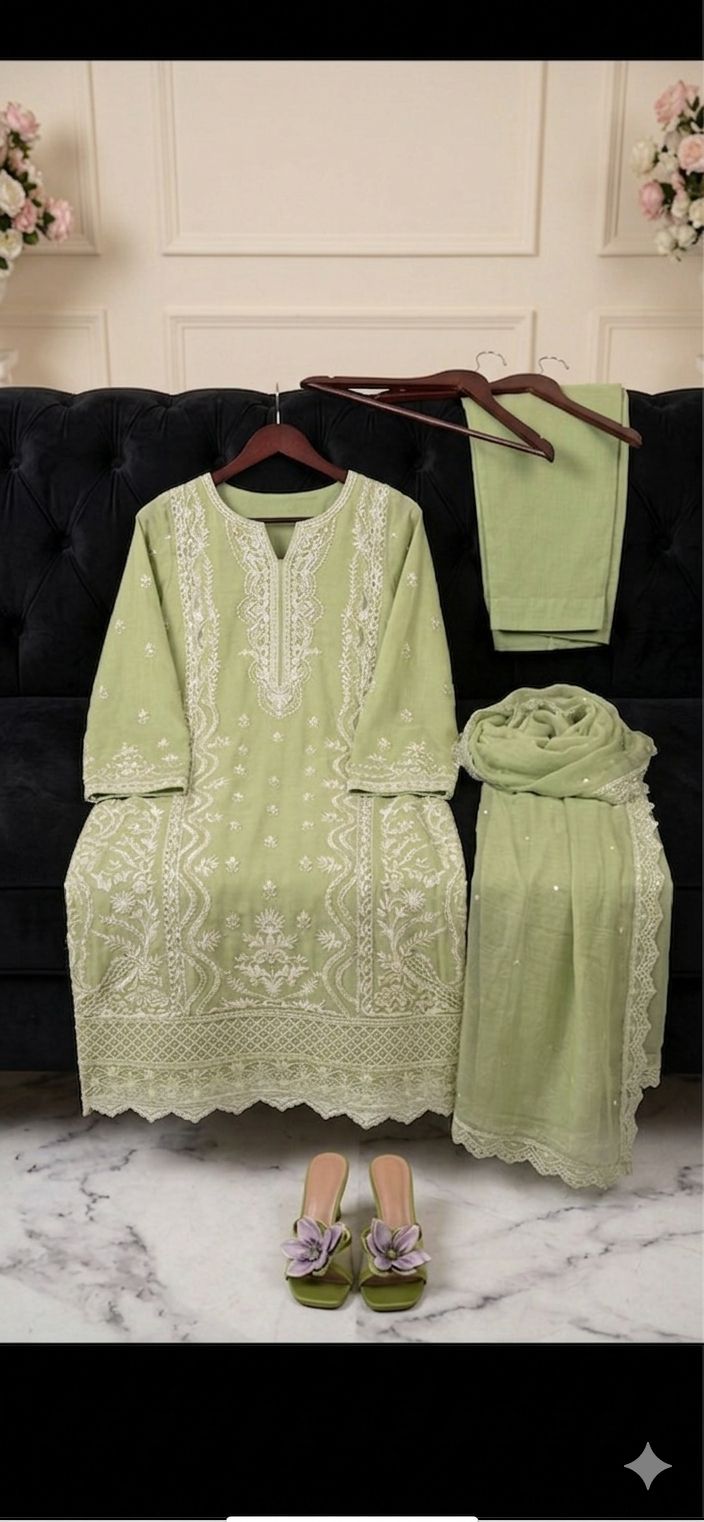 Chiffon suit