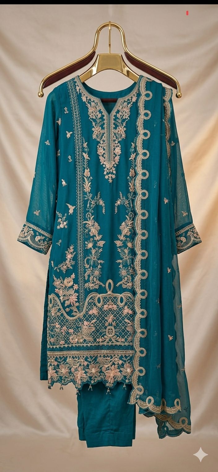 Chiffon suit
