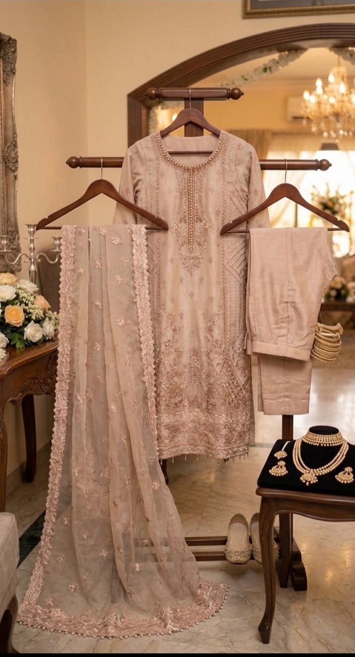 Chiffon suit